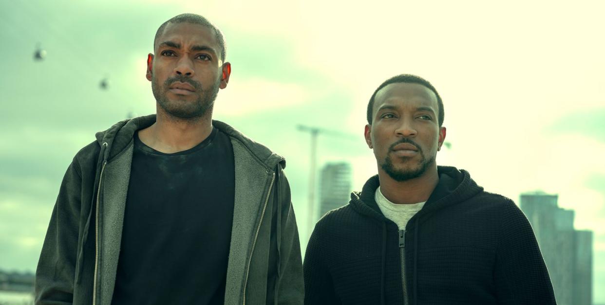 ashley walters as dushane, kano as sully, top boy season 3