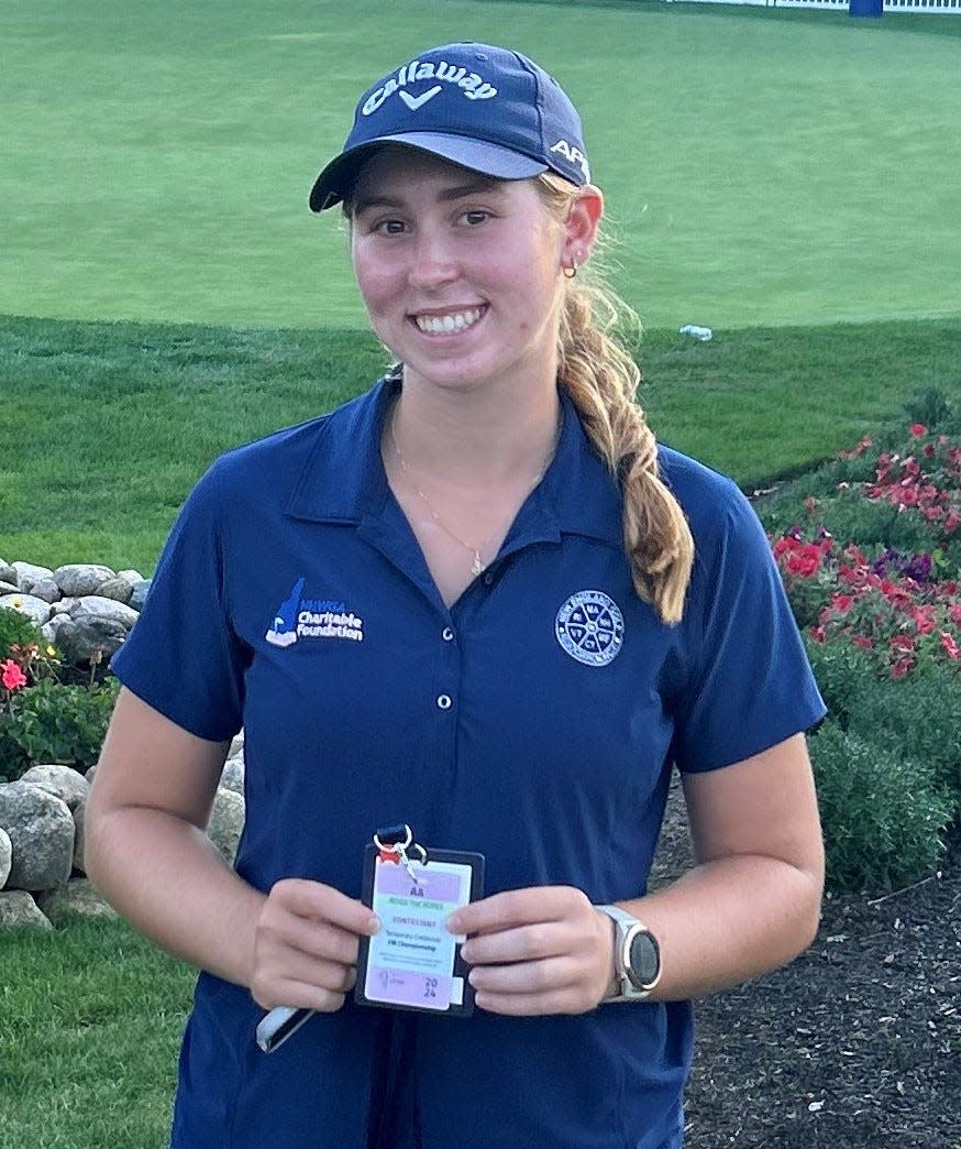 Dover High School senior Carys Fennessy shot a 6-over par 78 on Thursday in the first round of the FM Global Championship at TPC Boston in Norton, Massachusetts.