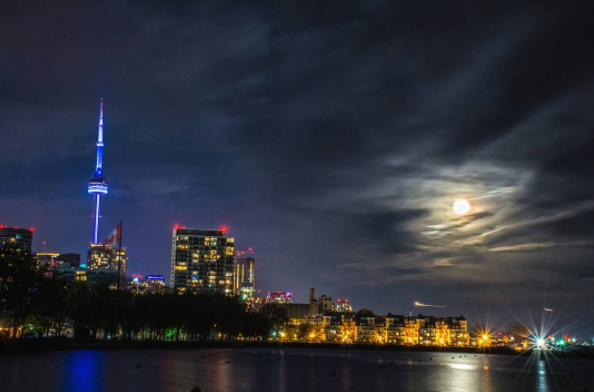 Supermoon in Canada