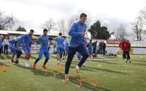 Britain Football Soccer - Sutton United Media Day - FA Cup Fifth Round Preview - The Borough Sports Ground - 16/2/17 Sutton United's Jamie Collins during training Action Images via Reuters / Matthew Childs Livepic