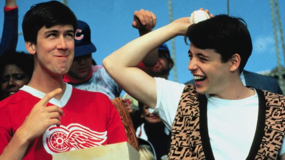 Alan Ruck and Matthew Broderick in “Ferris Bueller’s Day Off” Paramount Pictures