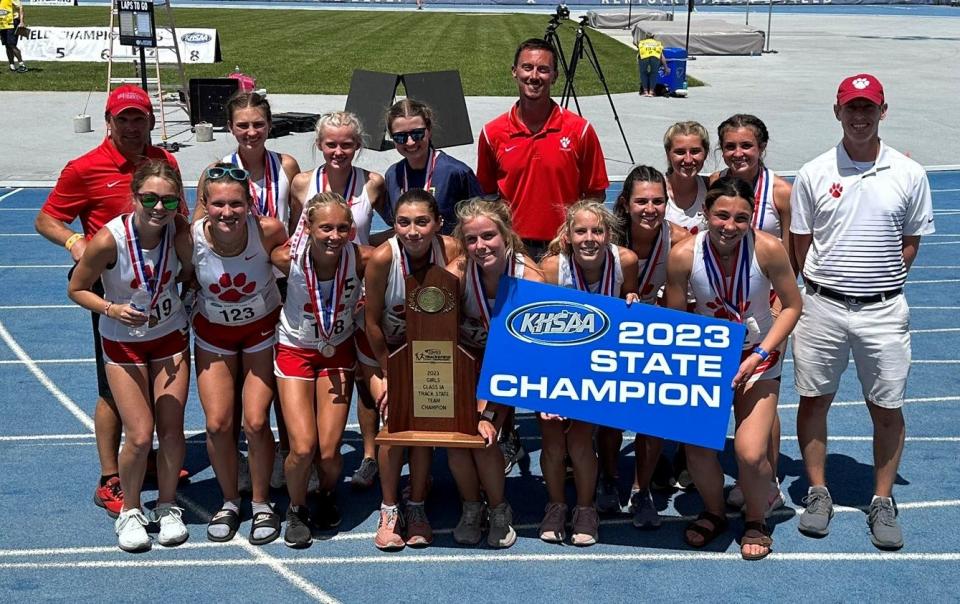 The Beechwood High School girls track team won the Kentucky High School Athletic Association Class 1A state championship June 1, 2023.