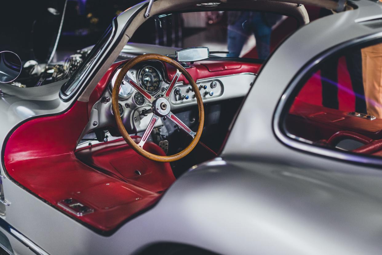 1955 Mercedes-Benz 300 SLR Coupe.