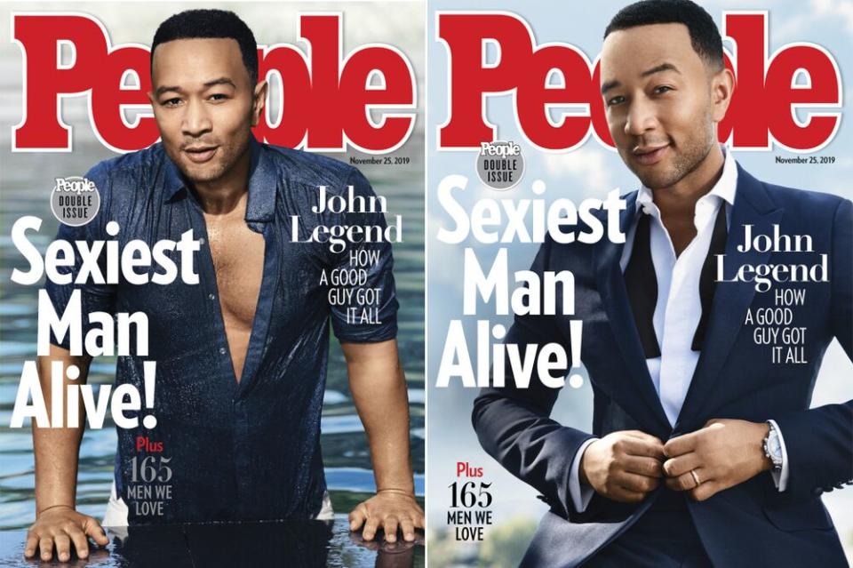 John Legend as the 2019 PEOPLE Sexiest Man Alive cover star. | Doug Inglish