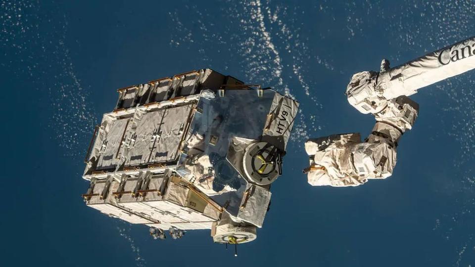 ISS-Trümmer könnten Erde treffen. (Bild: Nasa/dpa)