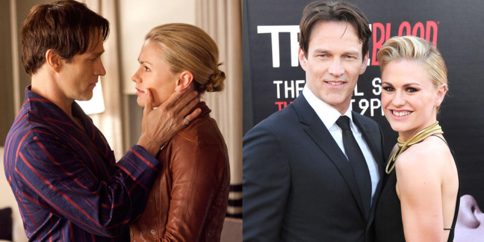 Anna Paquin and Stephen Moyer