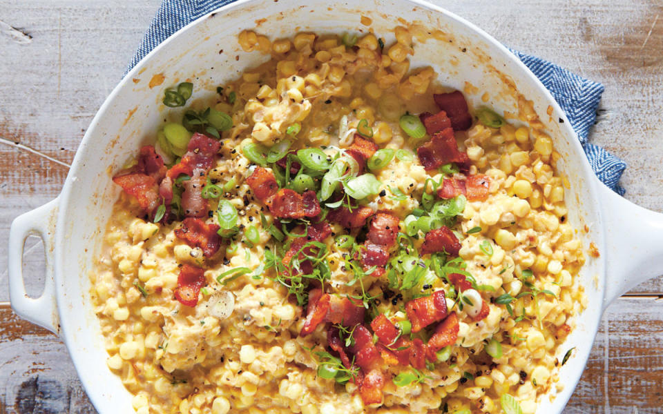 <p>John Kernick</p><p>If canned creamed corn is all you've ever had, you're in for a real treat.</p><p><strong>Get the recipe: <a href="https://parade.com/230828/parade/jamie-deens-cast-iron-skillet-creamed-corn/" rel="nofollow noopener" target="_blank" data-ylk="slk:Skillet Creamed Corn;elm:context_link;itc:0;sec:content-canvas" class="link ">Skillet Creamed Corn</a></strong></p>