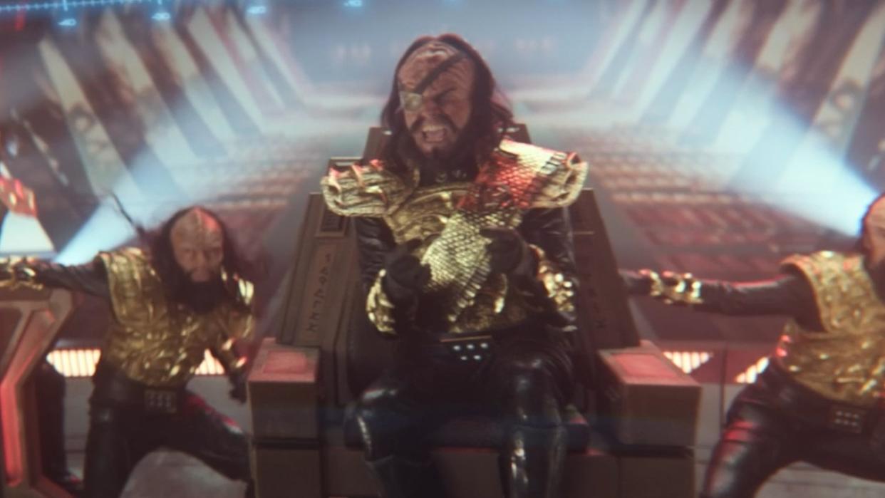  Klingon Boy Band in Star Trek: Strange New Worlds. 