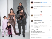 Depuis, la famille Kardashian-West s’est agrandie, en dépit des grossesses difficiles vécues par Kim K - sa deuxième, notamment, a failli lui coûter la vie. Grâce à l’intervention de mères porteuses, Chicago, 3 ans, et Psalm, un an et demi, ont ainsi pu rejoindre leurs aînés, North West et Saint. Mais Kanye West ne compte pas s’arrêter là. Il y a quelques années en effet, il affirmait vouloir <em>"au moins sept enfants"</em>. Ce qui pourrait, à l’arrivée, coûter relativement cher au chanteur - dont le contrat de mariage (hallucinant) stipule que la jolie brune "touche" la bagatelle de 3,5 millions d’euros par enfant. Quoi qu’il arrive, la lignée est sauve. Et à en croire les rumeurs, elle ne devrait de toute façon pas s’étoffer davantage… (©<em>Instagram @kimkardashian</em>)