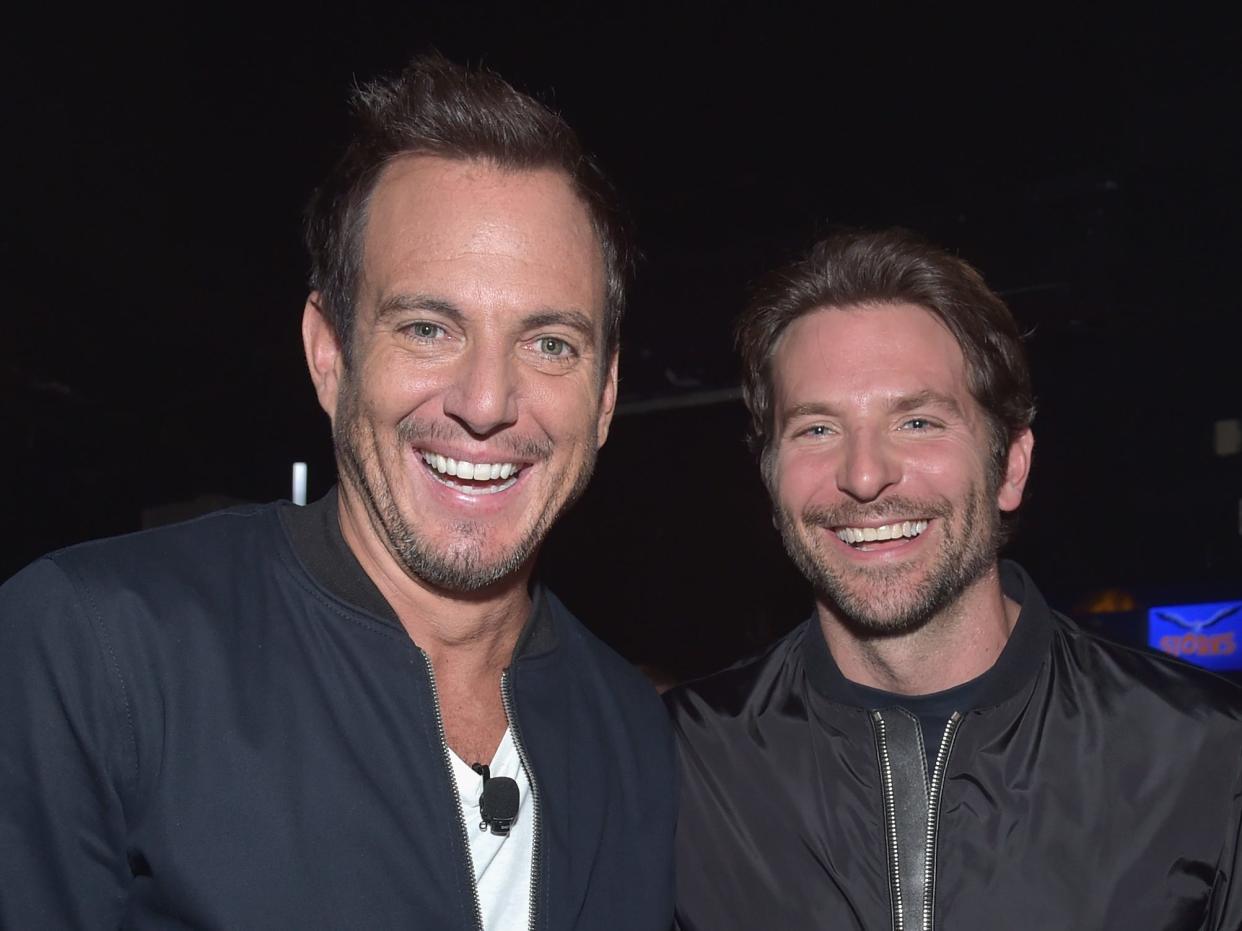 Will Arnett and Bradley Cooper in 2016.