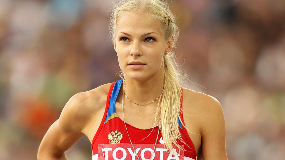 Darya Klishina, pictured here during the IAAF world championships in 2011.