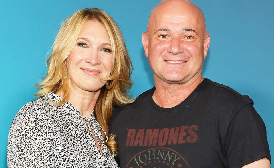 Steffi Graf and Andre Agassi.