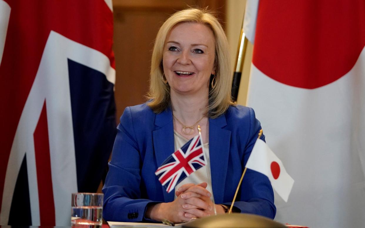 Liz Truss says better modelling "will help us capture the full benefits" of free trade agreements - ANDREW PARSONS/10 Downing Street/AFP via Getty Images