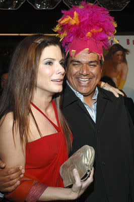 Sandra Bullock and George Lopez at the Hollywood premiere of Warner Bros. Pictures' Miss Congeniality 2: Armed and Fabulous