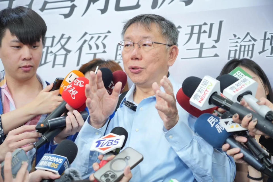台北市長柯文哲雖已對外說明京華城及北士科案，但仍遭列被告查辦。（圖／民眾黨提供）