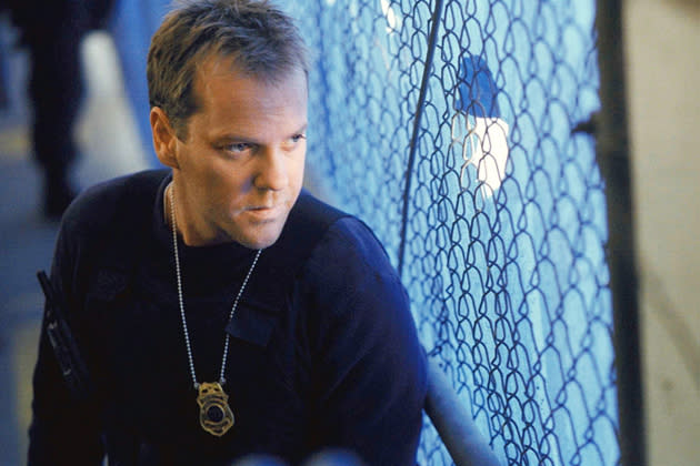 Platz 18: Kiefer Sutherland als Jack Bauer in „24“.