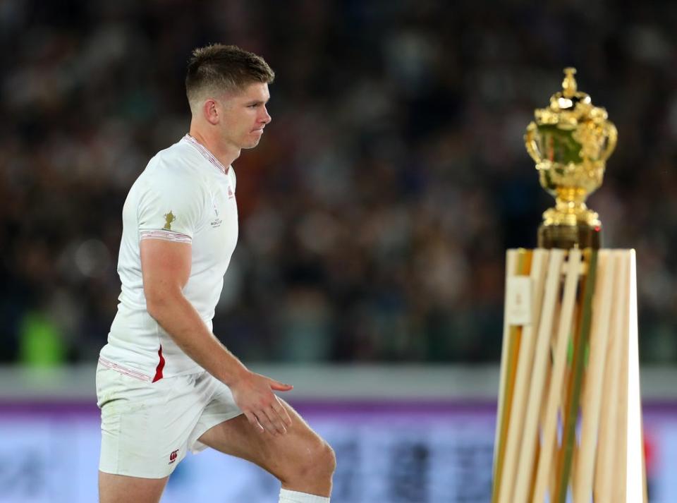 England captain Owen Farrell after his side’s World Cup final defeat by South Africa (Getty)