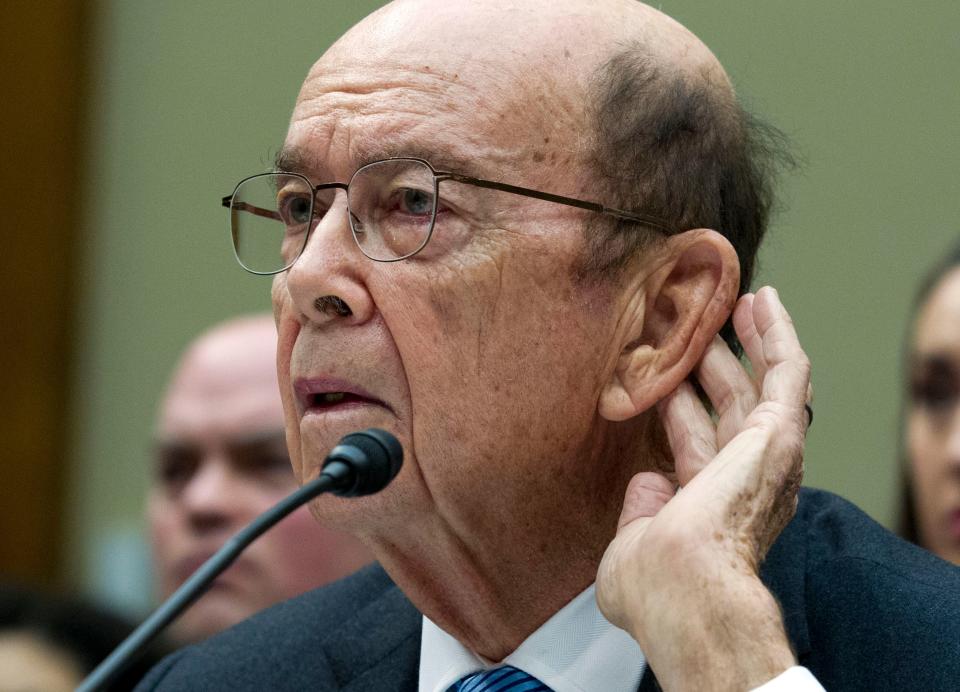 Commerce Secretary Wilbur Ross testified in March before the House Committee on Oversight and Reform.