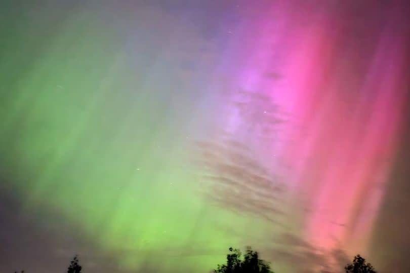 The stunning Northern Lights captured in the skies above Stockingford in Nuneaton last night (May 10)