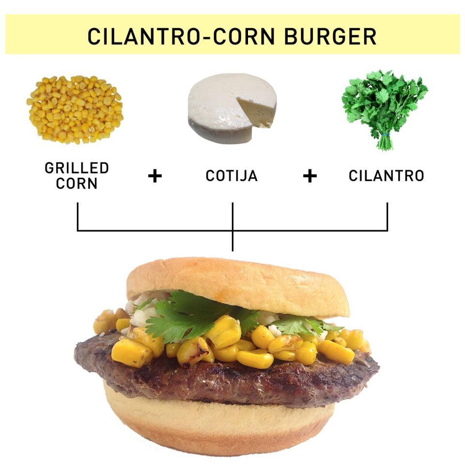 31. Cilantro-Corn Burger