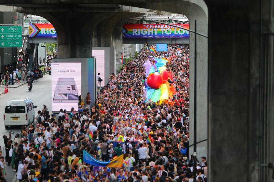 gallery photos Bangkok Thailand Right to Love Celebration LGBTQ Pride Parade June 1st 2024