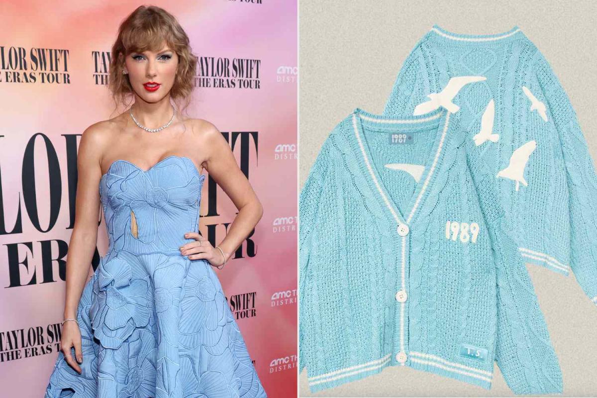 Taylor Swift Writes a Song Called “Cardigan,” and Makes Merch to