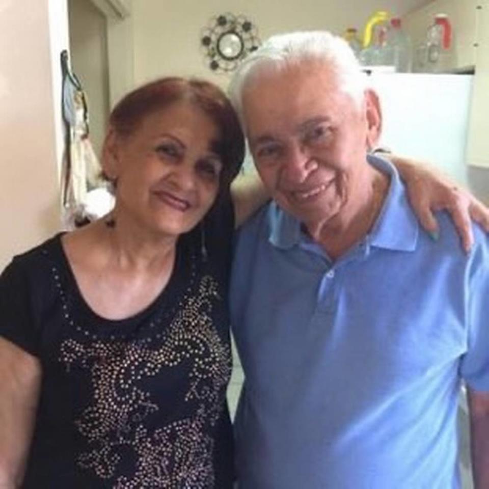 Alex Mena’s parents in a photo taken shortly before his father, Medardo Mena, died in 2015. He’s seen here with Mena’s mother, Caleope Mena. “My mother just passed away March 31, and she got to see me become the interim executive editor for the Miami Herald and el Nuevo Herald. Not bad for a kid who started his career at the Herald answering phones at 19 years old,” Mena wrote in a column published on May 5, 2023.