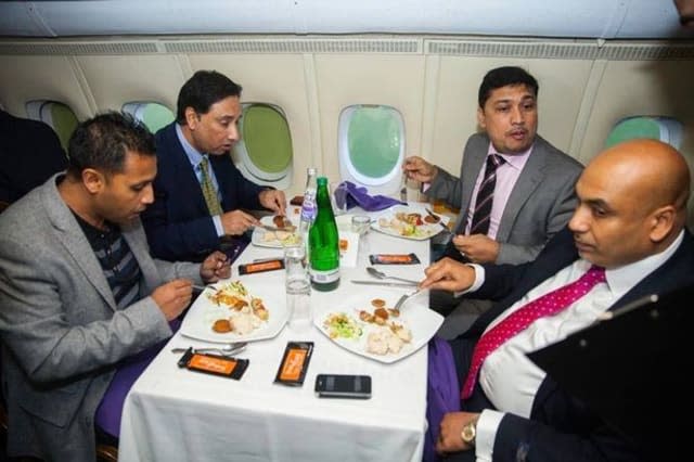 Curry house opens on Boeing 737