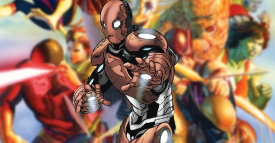 Marvel's endless crossovers mocked in DC's version of Iron Man, Machinehead