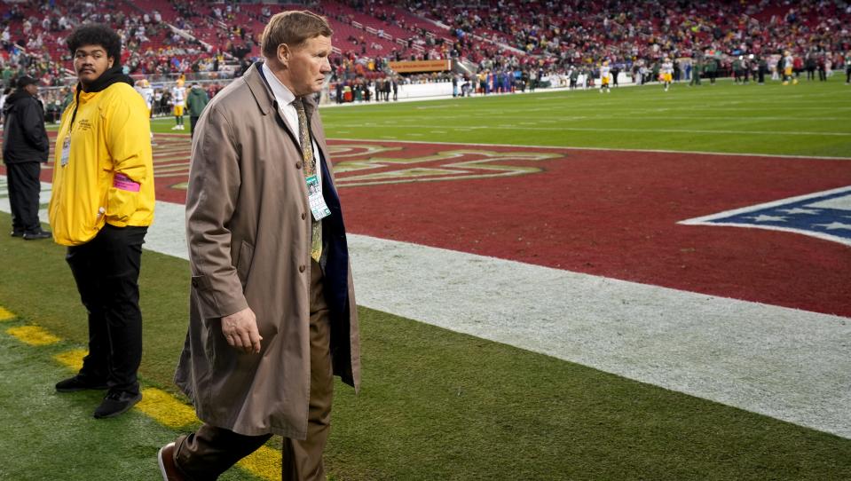 Green Bay Packers president Mark Murphy is shown before their NFC divisional playoff game against the San Francisco 49ers Saturday, January 20, 2024 at Levi’ Stadium in Santa Clara, California.