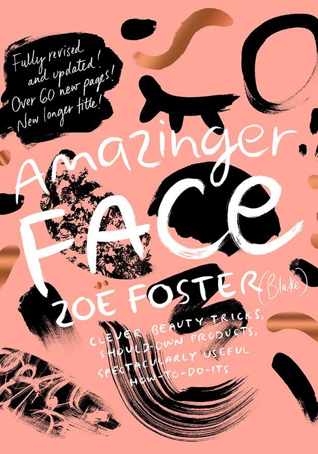 Zoe's new book 'Amazinger Face' is out now.