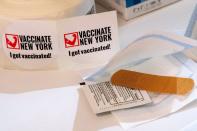 Coronavirus vaccination site at NYCHA housing complex in Brooklyn