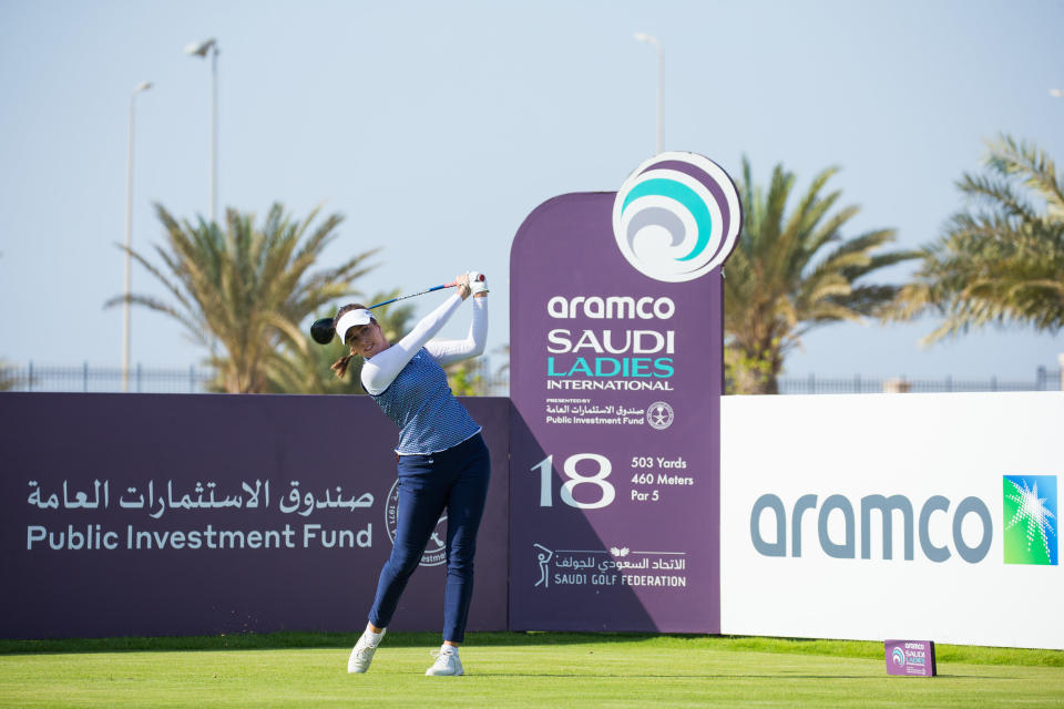 Hall, 25, helped Team Europe soar to Solheim Cup glory in 2019 and is relishing the prospect of the Aramco Team Series this summer