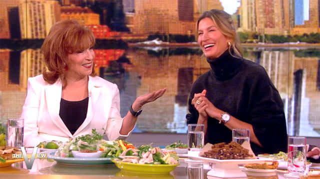 Gisele Bündchen reacts to Joy Behar's teasing on "The View"