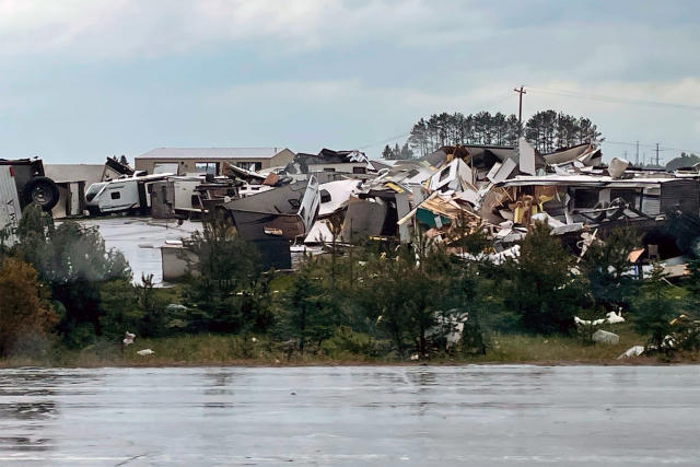 One dead, 44 injured in Michigan tornado that tore through homes and  businesses