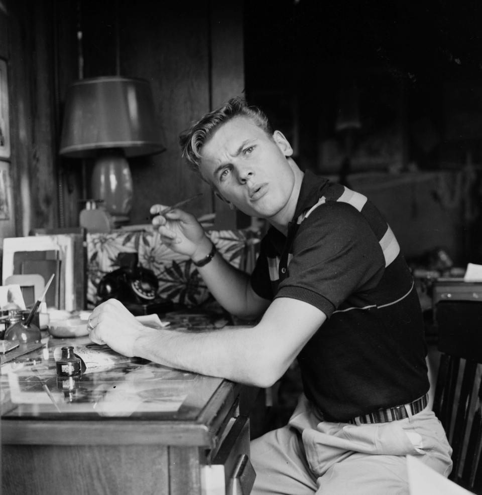 <p>Every generation has a Hollywood "golden boy." A talented star with a chiseled jaw, dashing good looks, and a spark of charm. In the 1950s, Tab Hunter claimed the spot as the boy next door of the big screen. His roles in <em>Battle Cry </em>(1955), <em>The Girl He Left Behind </em>(1956)<em>, </em>and <em><em>Damn Yankees</em> (1958)</em> made Hunter a household name. But it's his much speculated private life and personal struggle with his sexuality that made Hunter a prime tabloid target. Nevertheless, his allure on the silver screen captured the attention of fans all over the world, so let's honor the late star and take a glance behind the flashing bulbs at the life of Tab Hunter.</p>