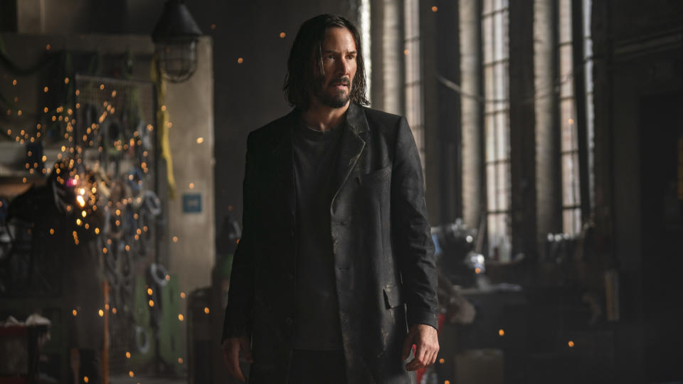 Keanu Reeves as Neo in 'The Matrix Resurrections'. (Murray Close/Warner Bros)