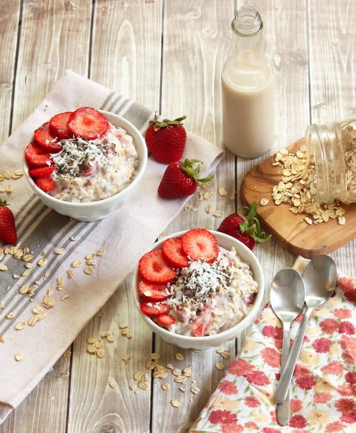 Strawberry Overnight Oats