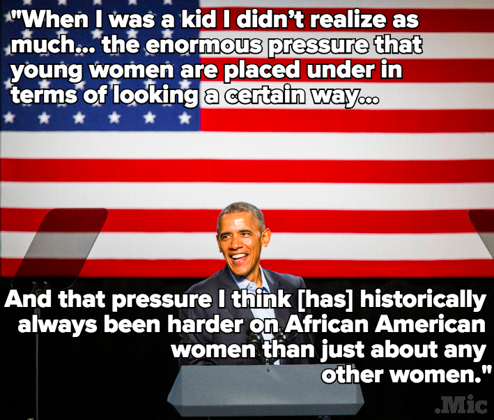 Barack Obama Just Got Real About the Beauty Pressures Black Women Face Every Day