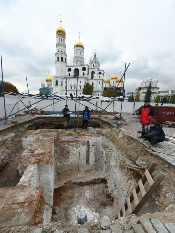 Since 2014 when President Vladimir Putin ordered the dismantling of a massive Stalin-era building inside the Kremlin archaeologists have enjoyed unprecedented access to the premises