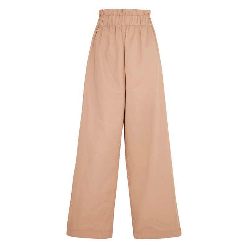 <a rel="nofollow noopener" href="http://rstyle.me/n/cnmtx8jduw" target="_blank" data-ylk="slk:Phillips Cotton Wide-Leg Pants, Ganni, $195;elm:context_link;itc:0;sec:content-canvas" class="link ">Phillips Cotton Wide-Leg Pants, Ganni, $195</a><p> <strong>Related Articles</strong> <ul> <li><a rel="nofollow noopener" href="http://thezoereport.com/fashion/style-tips/box-of-style-ways-to-wear-cape-trend/?utm_source=yahoo&utm_medium=syndication" target="_blank" data-ylk="slk:The Key Styling Piece Your Wardrobe Needs;elm:context_link;itc:0;sec:content-canvas" class="link ">The Key Styling Piece Your Wardrobe Needs</a></li><li><a rel="nofollow noopener" href="http://thezoereport.com/living/wellness/iced-coffee-starbucks-might-lot-stronger-year/?utm_source=yahoo&utm_medium=syndication" target="_blank" data-ylk="slk:Why Your Iced Coffee From Starbucks Might Be A Lot Stronger This Year;elm:context_link;itc:0;sec:content-canvas" class="link ">Why Your Iced Coffee From Starbucks Might Be A Lot Stronger This Year</a></li><li><a rel="nofollow noopener" href="http://thezoereport.com/entertainment/culture/instagram-archive-feature/?utm_source=yahoo&utm_medium=syndication" target="_blank" data-ylk="slk:Instagram Has Finally Figured Out How To Save Us From Ourselves;elm:context_link;itc:0;sec:content-canvas" class="link ">Instagram Has Finally Figured Out How To Save Us From Ourselves</a></li> </ul> </p>