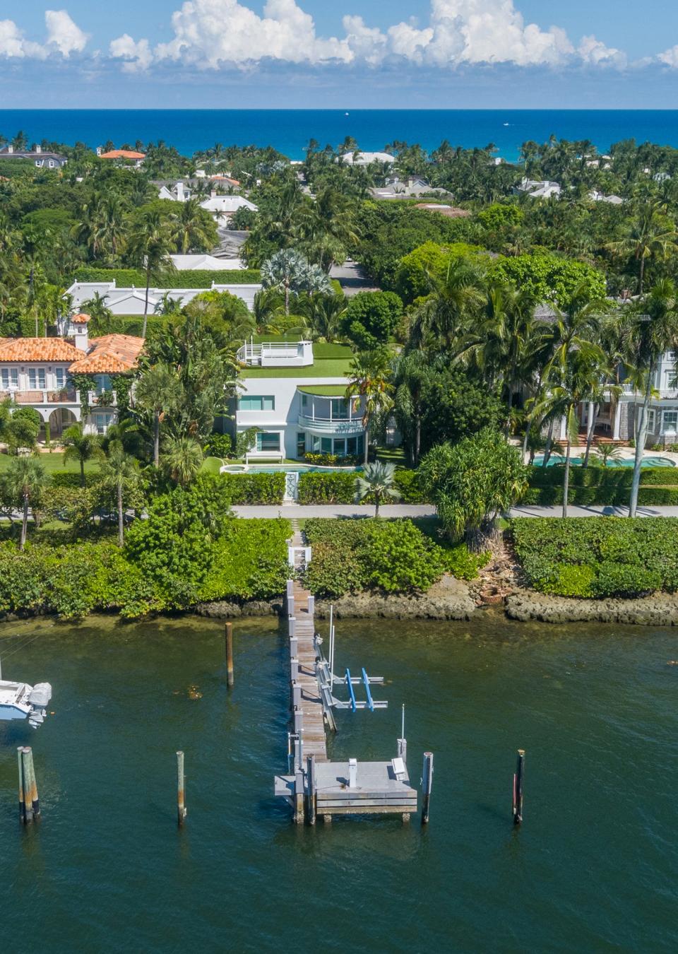 Just listed at $30 million, this landmarked house with 65 feet of water frontage and a dock in the Intracoastal Waterway will be sold with deeded ocean access via a neighborhood cabana down the block.