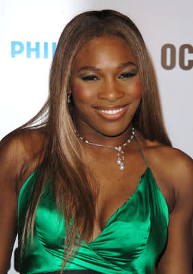 Serena Williams at the Hollywood premiere of Warner Bros. Ocean's Twelve