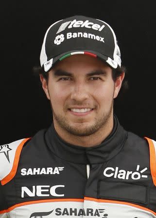 Formula One - Australia Grand Prix - Melbourne, Australia - 17/03/16 - Force India F1 driver Sergio Perez poses for a drivers portrait before the Australian Formula One Grand Prix in Melbourne. REUTERS/Brandon Malone Picture Supplied by Action Images