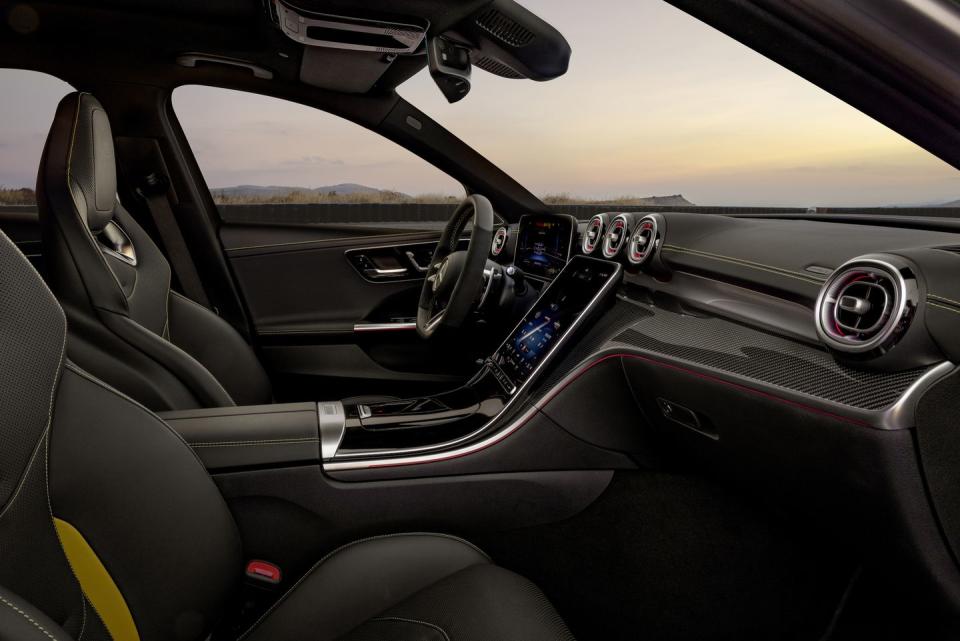 <p>AMG uses loudspeakers at the rear to "modulate" sound coming from the engine. Additionally, real exhaust noises are "enriched" by the cabin speakers before they reach the driver. </p>