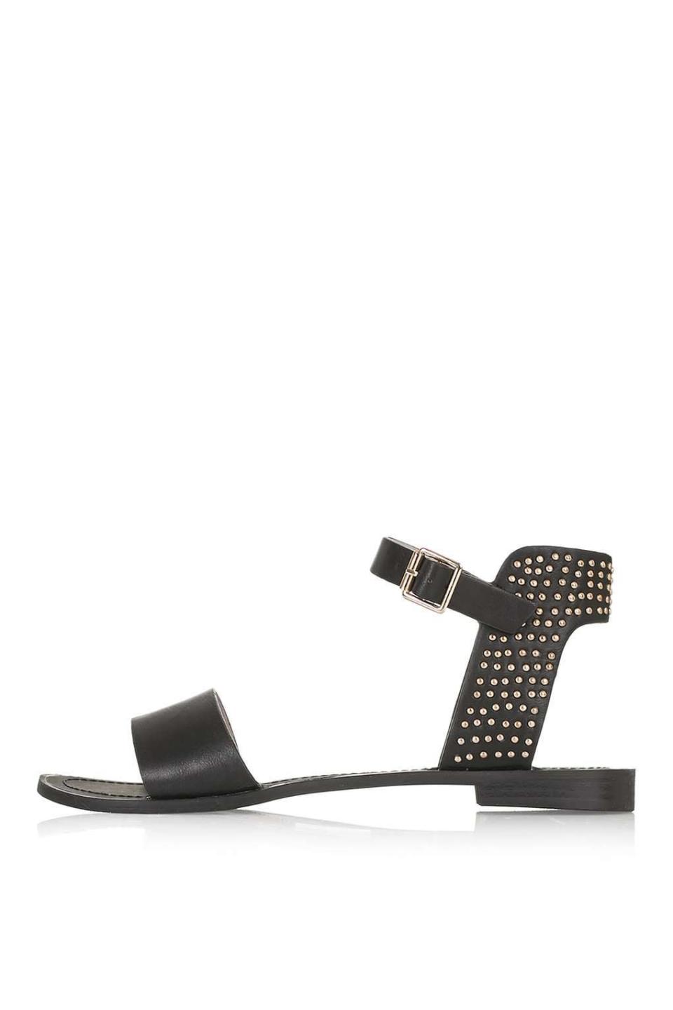 Bring out your inner rock chick for just £29.99 with these stud detail sandals from Topshop.