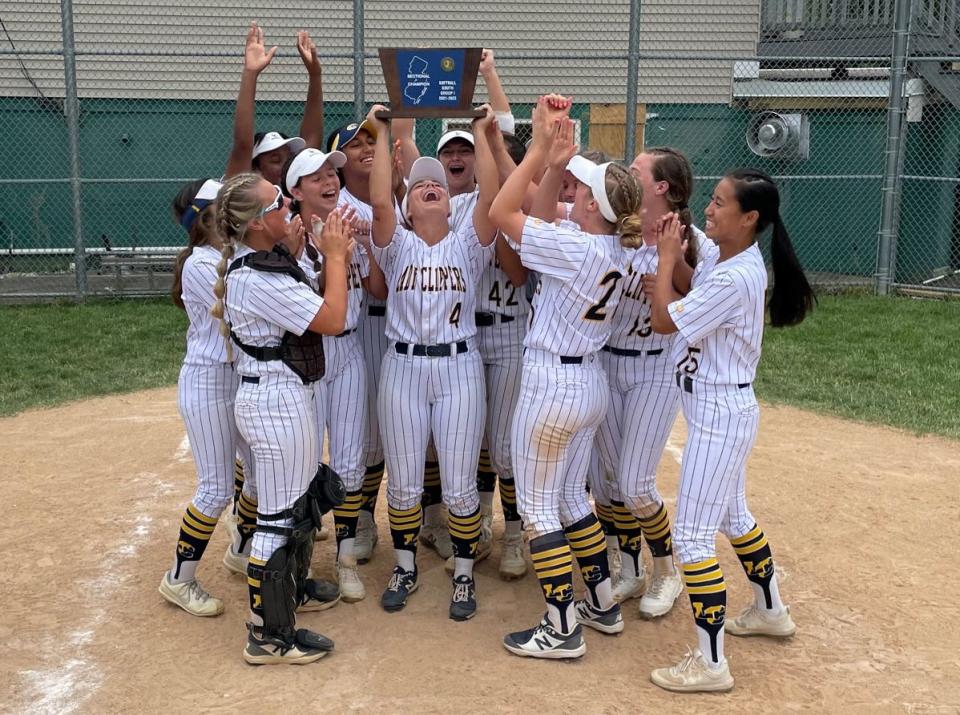 The Clayton softball team will go for its third straight sectional and state titles.