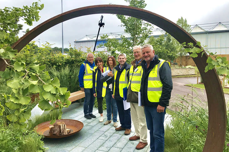 Lim (far left) with the other judges at the BBC Gardeners’ World 'Live' 2019 in Birmingham