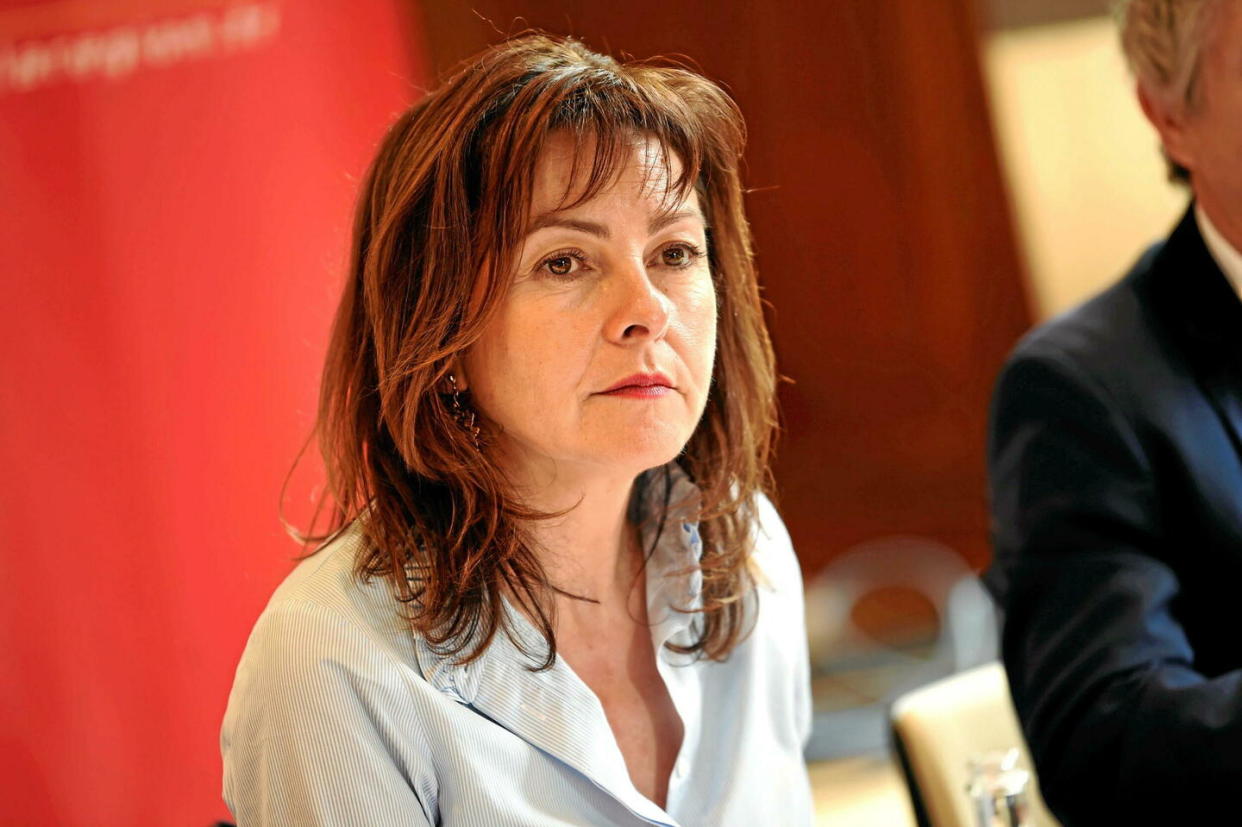 Présidente de la région Occitanie, la socialiste Carole Delga soutient la liste de Raphael Glucksmann aux européennes.  - Credit:Sylvie Cambon - MaxPPP