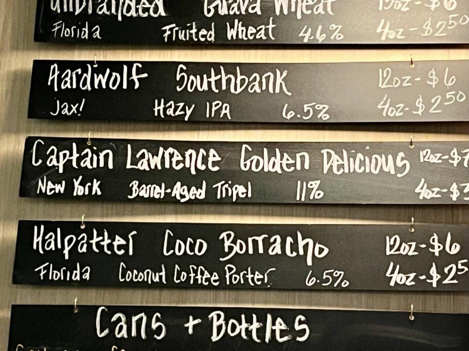 The Bread and Board in downtown Jacksonville has a craft beer named for Jaguars quarterback Trevor Lawrence.